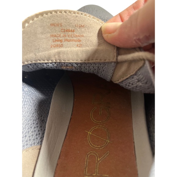 Cole Haan Zerogrand Stitchlite Wingtip Oxford Grey Knit Mens Shoes Size 11 1/2 - Picture 9 of 10